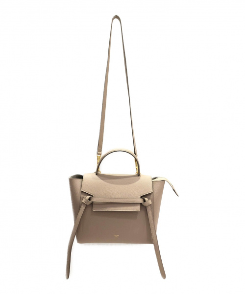 CELINE（セリーヌ）CELINE (セリーヌ) ベルトバッグ ライトト‐プ サイズ:マイクロ マイクロの古着・服飾アイテム