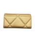 CHANEL (シャネル) ナインティーンフラップウォレット ゴールド サイズ:- AP0953 2020年モデル：79800円