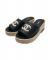 CHANEL（シャネル）の古着「ココマークスライドサンダル」｜ブラック