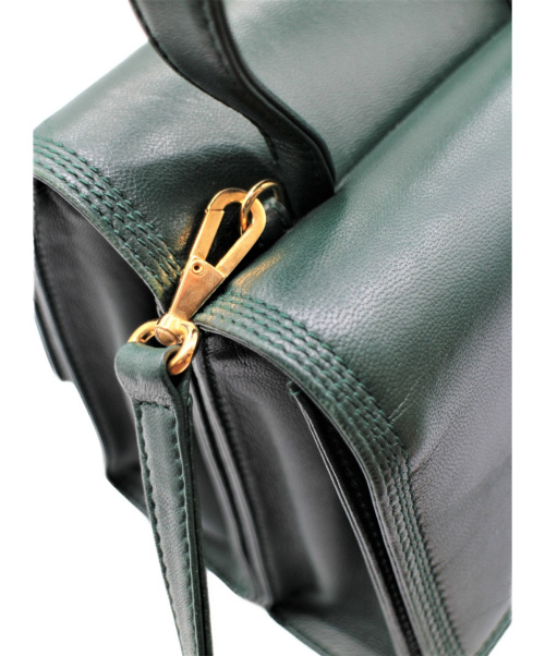 LOEWE（ロエベ）LOEWE (ロエベ) 2WAYショルダーバッグ グリーン サイズ:- ヴィンテージ ナッパレザーの古着・服飾アイテム
