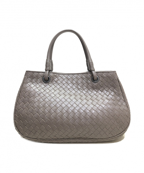 BOTTEGA VENETA（ボッテガベネタ）BOTTEGA VENETA (ボッテガベネタ) サッチェル ブラウン サイズ:- イントレチャートの古着・服飾アイテム