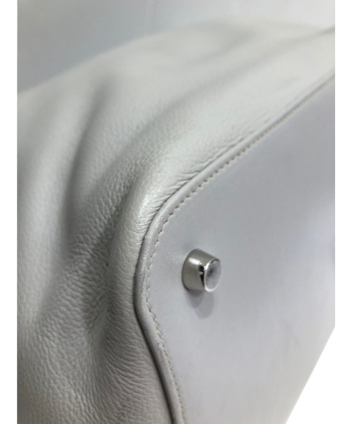 HERMES（エルメス）HERMES (エルメス) ツールボックス33 ホワイト×グレー サイズ:33の古着・服飾アイテム