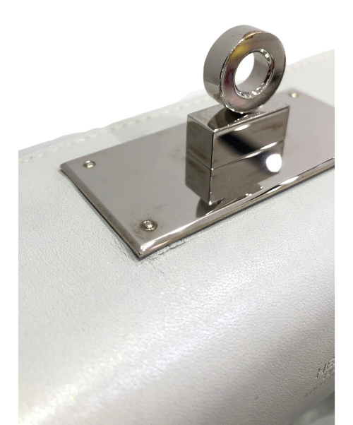 HERMES（エルメス）HERMES (エルメス) ツールボックス33 ホワイト×グレー サイズ:33の古着・服飾アイテム