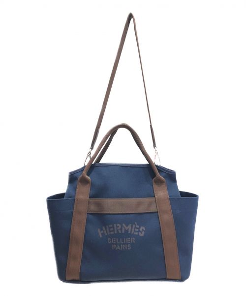 HERMES（エルメス）HERMES (エルメス) サックドパンサージュグルーム ネイビー サイズ:- C刻印(2018年 )の古着・服飾アイテム