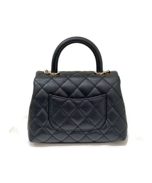 CHANEL（シャネル）CHANEL (シャネル) トップハンドルミニ ブラック サイズ:-の古着・服飾アイテム