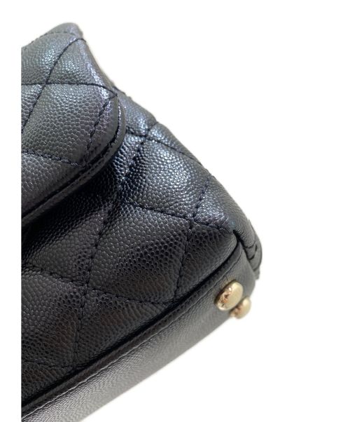 CHANEL（シャネル）CHANEL (シャネル) トップハンドルミニ ブラック サイズ:-の古着・服飾アイテム