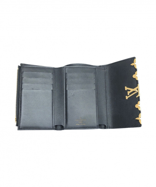 LOUIS VUITTON（ルイ ヴィトン）LOUIS VUITTON (ルイ ヴィトン) ポルトフォイユ カプシーヌ コンパクト ブラック サイズ:-の古着・服飾アイテム