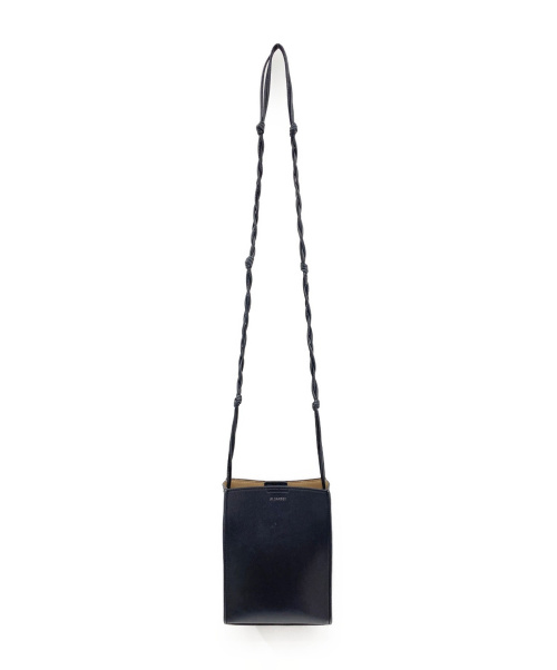 JIL SANDER（ジルサンダー）JIL SANDER (ジルサンダー) タングルショルダーバッグ ブラック サイズ:-の古着・服飾アイテム