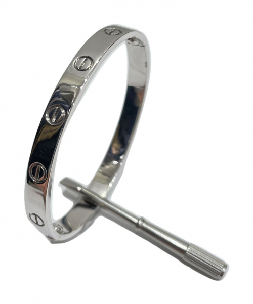Cartier（カルティエ）Cartier (カルティエ) ラブブレスレット サイズ:16 K18WGの古着・服飾アイテム