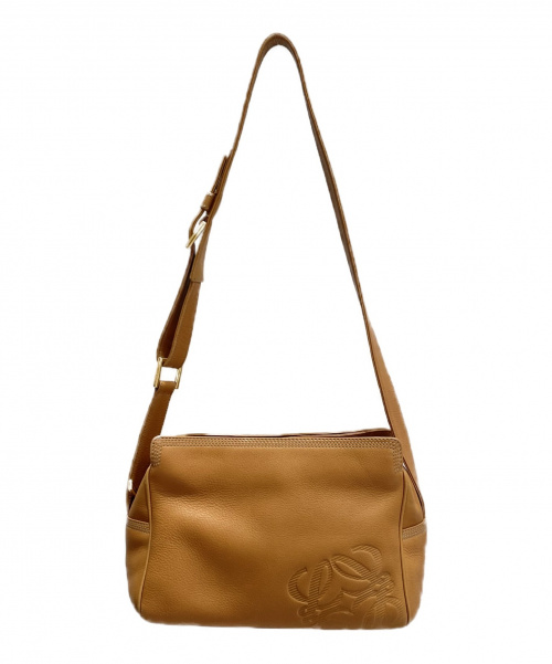 LOEWE（ロエベ）LOEWE (ロエベ) アナグラムショルダーバッグ キャメル サイズ:-の古着・服飾アイテム
