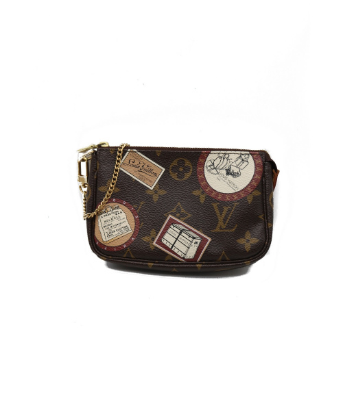 LOUIS VUITTON（ルイ ヴィトン）LOUIS VUITTON (ルイ ヴィトン) ミニ・ポシェット・アクセソワール ブラウン サイズ:- M95804の古着・服飾アイテム