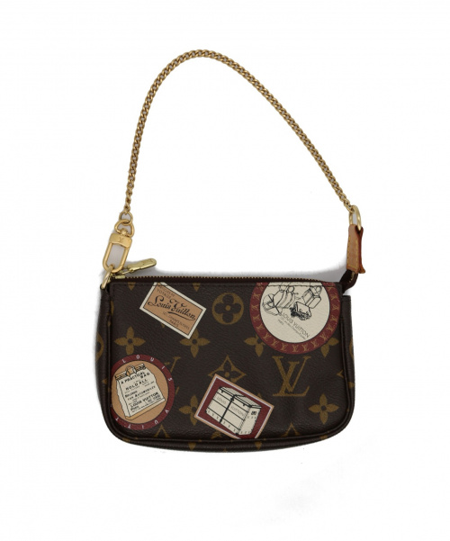 LOUIS VUITTON（ルイ ヴィトン）LOUIS VUITTON (ルイ ヴィトン) ミニ・ポシェット・アクセソワール ブラウン サイズ:- M95804の古着・服飾アイテム