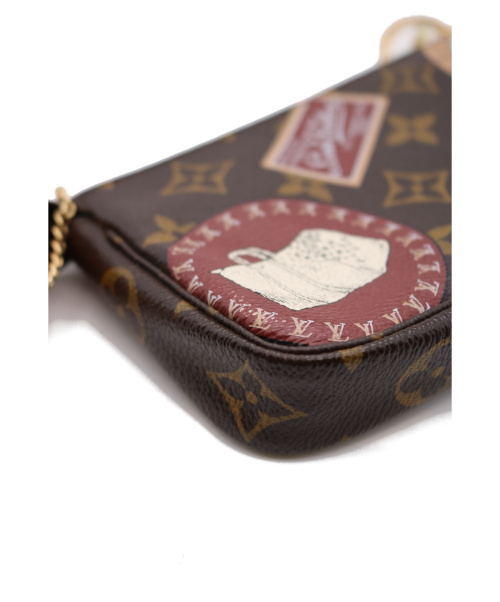 LOUIS VUITTON（ルイ ヴィトン）LOUIS VUITTON (ルイ ヴィトン) ミニ・ポシェット・アクセソワール ブラウン サイズ:- M95804の古着・服飾アイテム