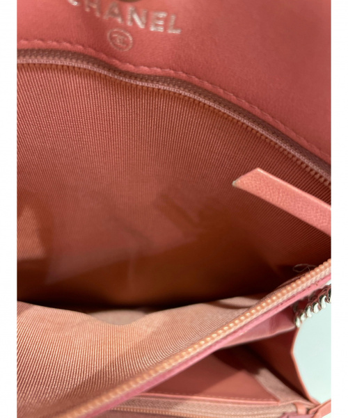 CHANEL（シャネル）CHANEL (シャネル) チェーンウォレット ピンク サイズ:- マトラッセの古着・服飾アイテム