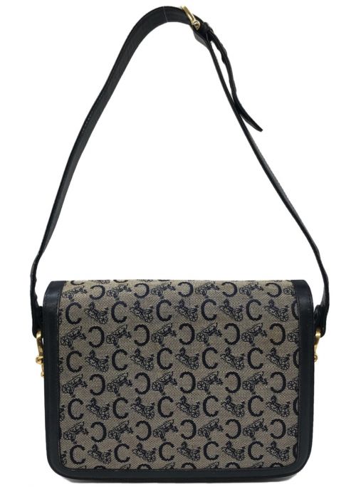CELINE（セリーヌ）CELINE (セリーヌ) 馬車金具Cマカダム ショルダーバッグ ネイビー サイズ:-の古着・服飾アイテム