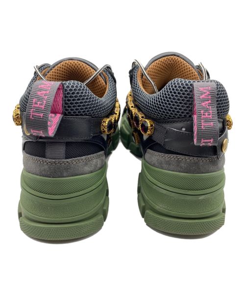 GUCCI（グッチ）GUCCI (グッチ) Flashtreak sneaker グリーン サイズ:07＋,7 1/2の古着・服飾アイテム