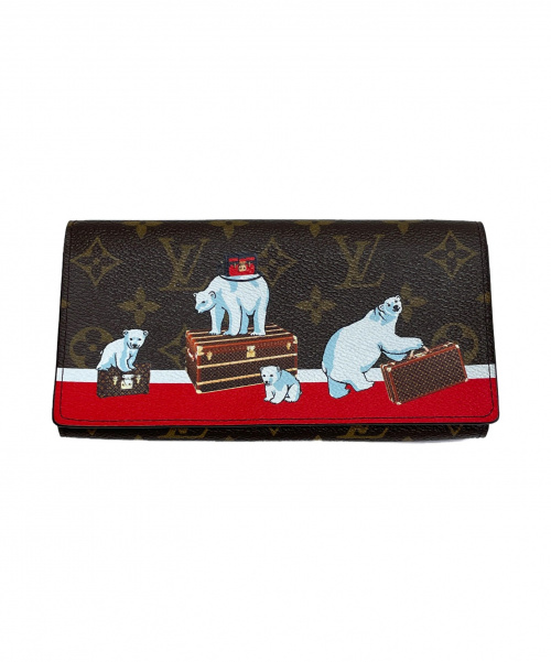 LOUIS VUITTON（ルイ ヴィトン）LOUIS VUITTON (ルイ ヴィトン) ポルトフォイユ・サラ/長財布 ブラウン サイズ:-の古着・服飾アイテム