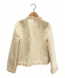 GUCCI (グッチ) ノーカラージャケット アイボリー サイズ:38：32800円
