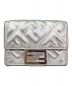 FENDI（フェンディ）の古着「マイクロ3つ折り財布」｜シルバー