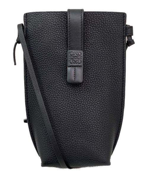 LOEWE（ロエベ）LOEWE (ロエベ)  POCKET　スモールショルダーポーチ ブラック サイズ:-の古着・服飾アイテム