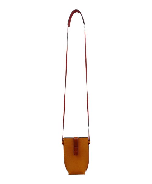 LOEWE（ロエベ）LOEWE (ロエベ) ポケット　スモールショルダーポーチ ブラウン サイズ:-の古着・服飾アイテム
