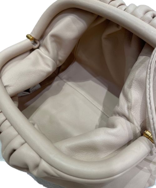 BOTTEGA VENETA（ボッテガベネタ）BOTTEGA VENETA (ボッテガベネタ) ミニザ・ポーチ ピンクベージュ サイズ:-の古着・服飾アイテム