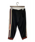 GUCCI (グッチ) サイドロゴトラックパンツ ブラック サイズ:Ｍ：37800円