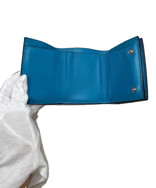 LOEWE（ロエベ）LOEWE (ロエベ) トライフォールドウォレット スカイブルー サイズ:-の古着・服飾アイテム