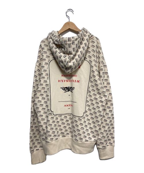GUCCI（グッチ）GUCCI (グッチ) スタンプロゴパーカー アイボリー サイズ:Ｍの古着・服飾アイテム