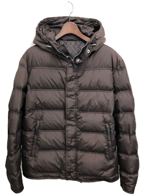GUCCI（グッチ）GUCCI (グッチ) ダウンジャケット ブラウン サイズ:54の古着・服飾アイテム
