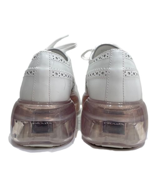 PRADA（プラダ）PRADA (プラダ) ウィングチップエアソールシューズ ホワイト サイズ:37 未使用品の古着・服飾アイテム