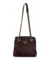 PRADA (プラダ) スウェードチェーンショルダーバッグ ブラウン サイズ:-：54800円
