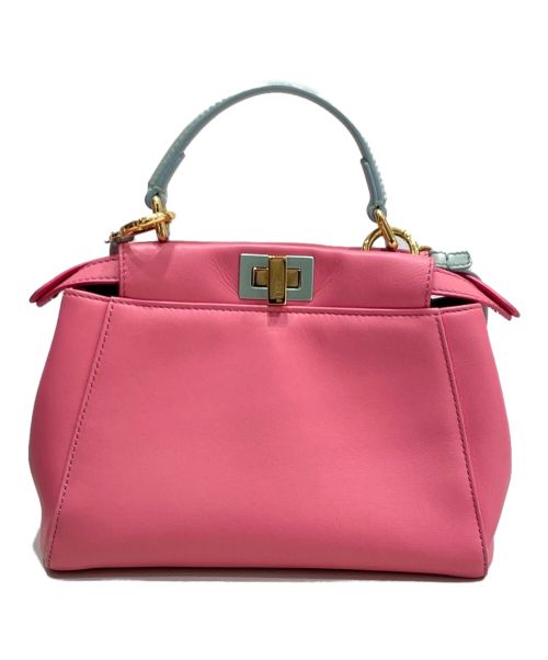 FENDI（フェンディ）FENDI (フェンディ) ミニピーカブー ピンク サイズ:ミニの古着・服飾アイテム