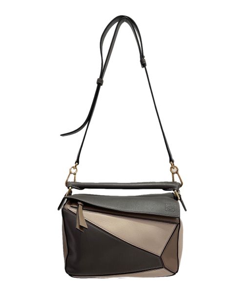 LOEWE（ロエベ）LOEWE (ロエベ) パズルバッグ ブラウン サイズ:スモールの古着・服飾アイテム