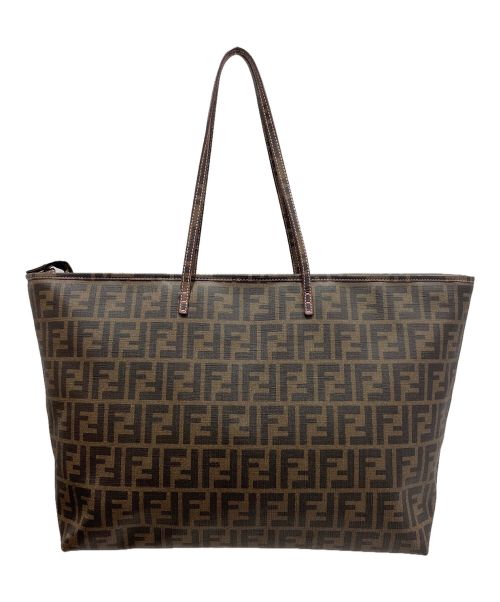 FENDI（フェンディ）FENDI (フェンディ) ズッカ柄トートバッグ ブラウン サイズ:-の古着・服飾アイテム