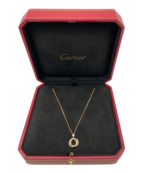 Cartier（カルティエ）Cartier (カルティエ) トリニティ1Pダイヤネックレス サイズ:-の古着・服飾アイテム