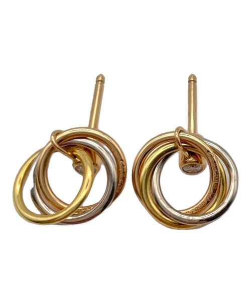 Cartier（カルティエ）Cartier (カルティエ) トリニティ1Pダイヤピアス サイズ:-の古着・服飾アイテム