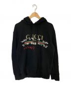 GUCCIグッチ）の古着「ロゴパーカー」｜ブラック
