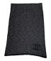 CHANEL (シャネル) ココマークツイードストール ブラック サイズ:-：49800円