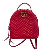 GUCCIグッチ）の古着「GGマーモントリュック」｜レッド