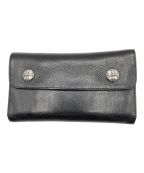 CHROME HEARTSクロムハーツ）の古着「WAVE WALLET」｜ブラック