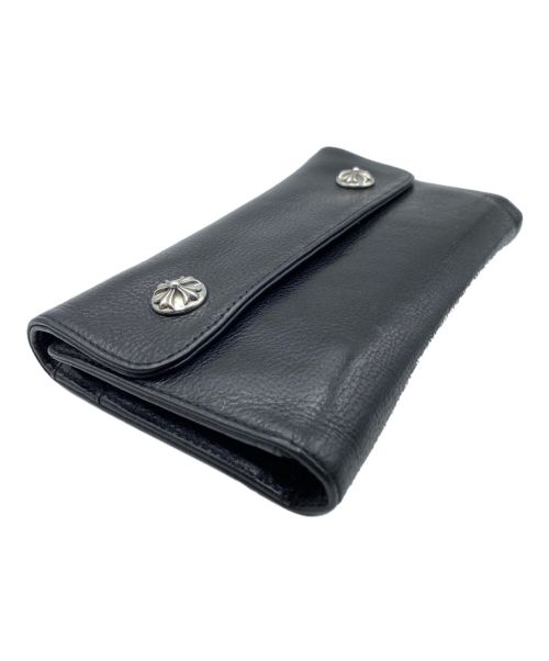 CHROME HEARTS（クロムハーツ）CHROME HEARTS (クロムハーツ) WAVE WALLET ブラック サイズ:-の古着・服飾アイテム