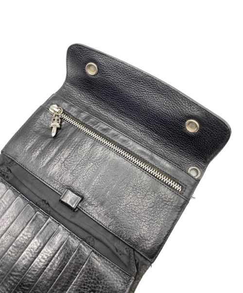 CHROME HEARTS（クロムハーツ）CHROME HEARTS (クロムハーツ) WAVE WALLET ブラック サイズ:-の古着・服飾アイテム
