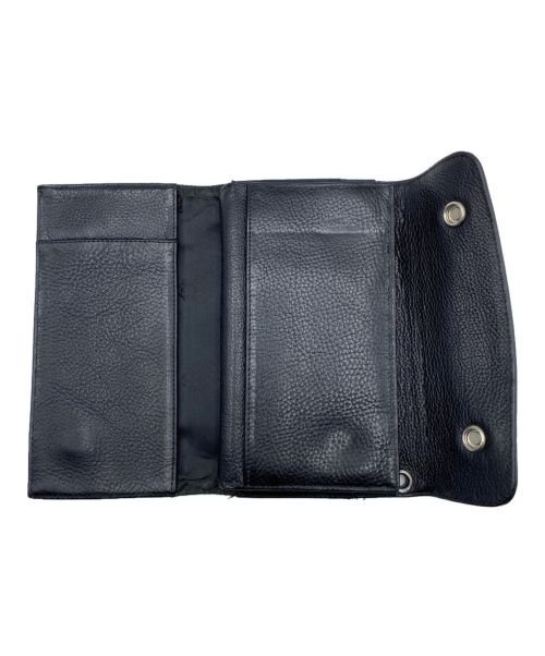 CHROME HEARTS（クロムハーツ）CHROME HEARTS (クロムハーツ) WAVE WALLET ブラック サイズ:-の古着・服飾アイテム