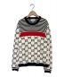 GUCCI（グッチ）の古着「GGジャガードボーダーニット」｜ホワイト