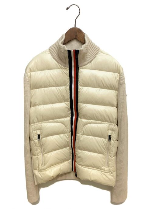 MONCLER（モンクレール）MONCLER (モンクレール) MAGLIONE TRICOT CARDIGAN アイボリー サイズ:Sの古着・服飾アイテム