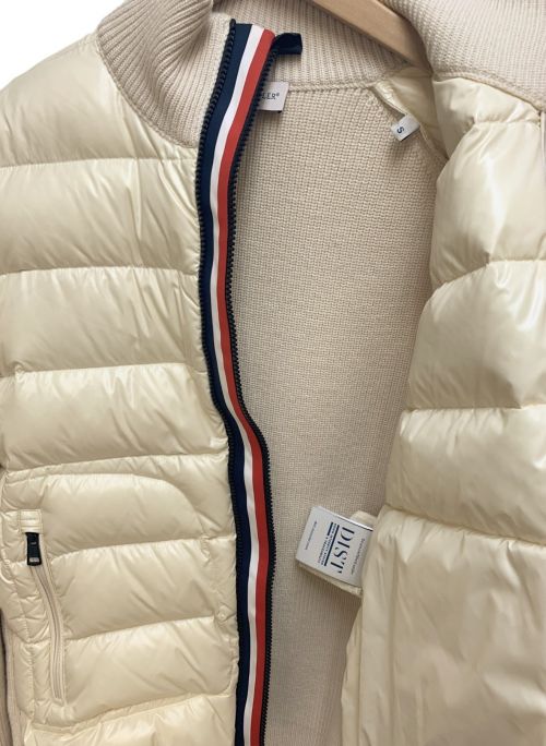 MONCLER（モンクレール）MONCLER (モンクレール) MAGLIONE TRICOT CARDIGAN アイボリー サイズ:Sの古着・服飾アイテム