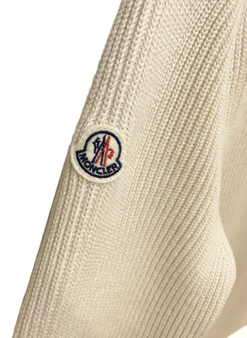 MONCLER（モンクレール）MONCLER (モンクレール) MAGLIONE TRICOT CARDIGAN アイボリー サイズ:Sの古着・服飾アイテム