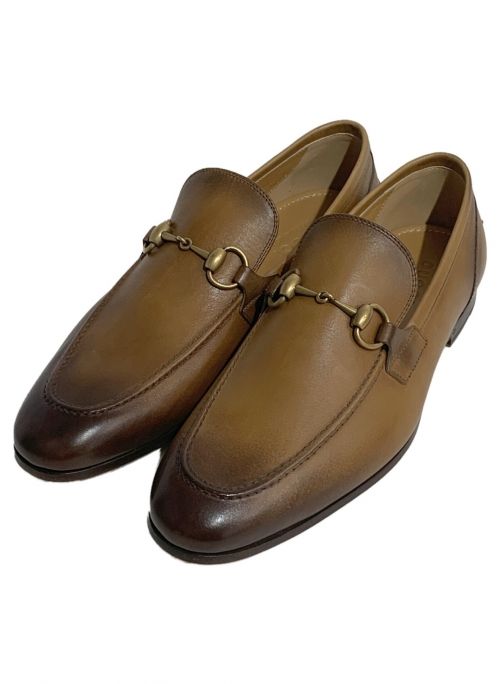 GUCCI（グッチ）GUCCI (グッチ) ヨルダーン ブラウン サイズ:7の古着・服飾アイテム
