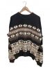 Maison Margiela（メゾンマルジェラ）の古着「ジャガードニット」｜ブラウン×ブラック